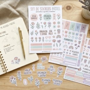 Set de Stickers Pastel